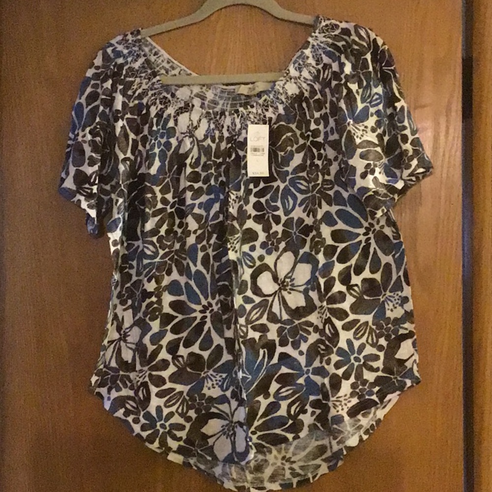NWT Loft off shoulder top